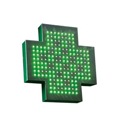 Croix de Pharmacie Lumineuse extérieur Simple Face