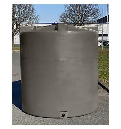 Cuve de stockage d'eau PEHD 5000 L verticale