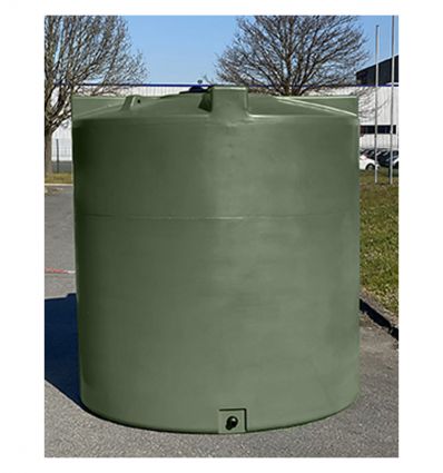 Cuve de stockage d'eau PEHD 5000 L verticale
