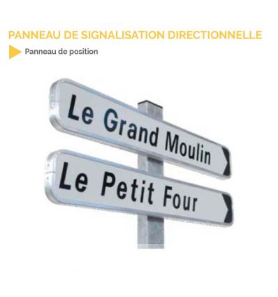 D29b - Panneau de signalisation directionnelle