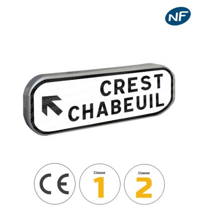D43 - Panneau de présignalisation directionnelle