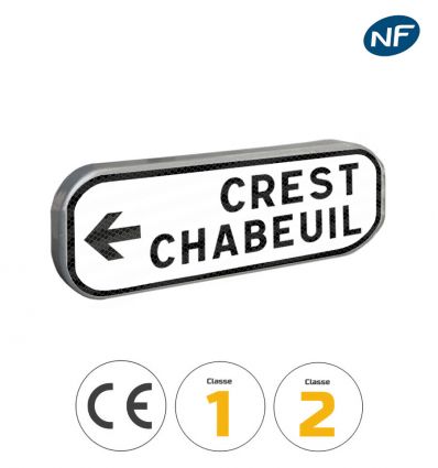 D43 - Panneau de présignalisation directionnelle