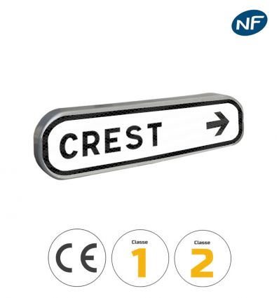 D43 - Panneau de présignalisation directionnelle