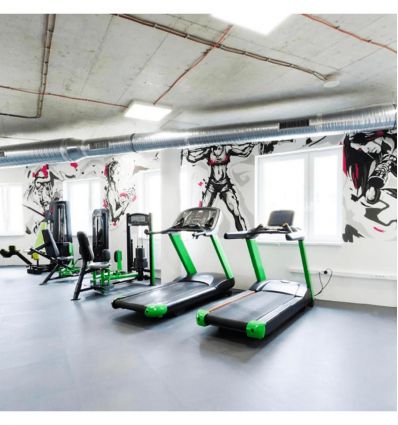 Dalle salle de sport PVC