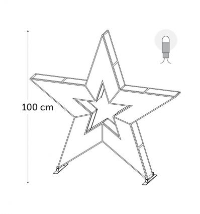 Étoiles lumineuses de noël professionnelles