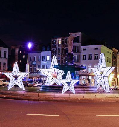 Étoiles lumineuses de noël professionnelles