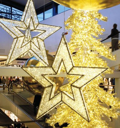 Étoiles lumineuses de noël professionnelles