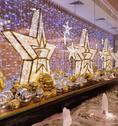Étoiles lumineuses de noël professionnelles