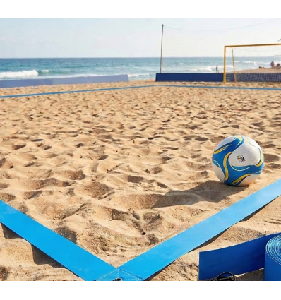 Délimitation de terrain de beach soccer