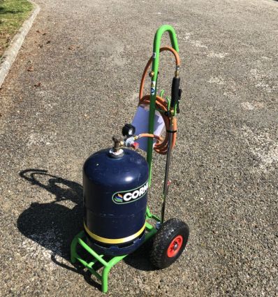 Desherbeur Thermique Gaz 1 Brûleur avec Chariot