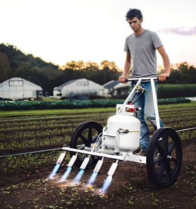 Désherbeur thermique gaz professionnel 5 à 8 brûleurs