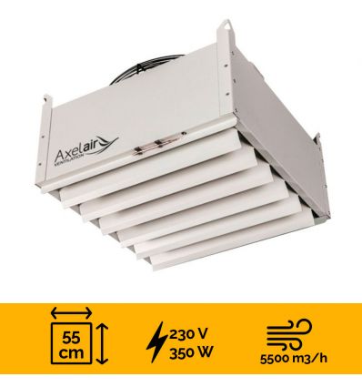 Destratificateur d'air industriel caréné avec thermostat