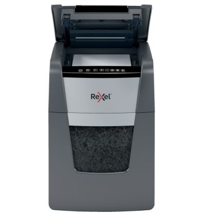 Destructeur de documents auto coupe croisée P4 100 feuilles 34 L Rexel Optimum AutoFeed+ 100X