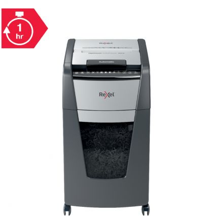 Destructeur de documents auto coupe croisée P4 300 feuilles 60 L Rexel Optimum AutoFeed+ 300X