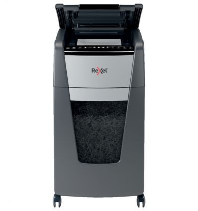Destructeur de documents auto coupe croisée P4 300 feuilles 60 L Rexel Optimum AutoFeed+ 300X