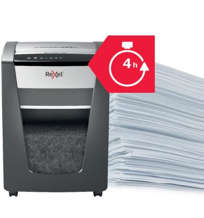 Destructeur de documents manuel coupe croisée P4 20 feuilles 30 L Rexel Momentum X420