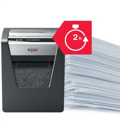Destructeur de documents manuel coupe micro P5 10 feuilles 23 L Rexel Momentum M510