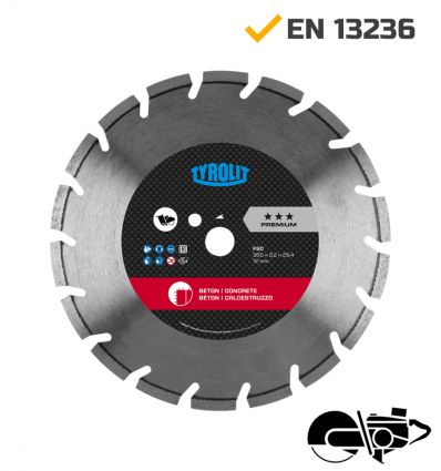 Disque diamant 300 béton - tronçonneuse thermique