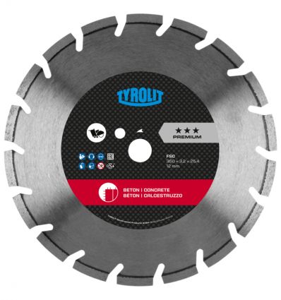 Disque diamant 300 béton - tronçonneuse thermique
