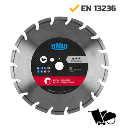 Disque diamant 300 béton vieux - scie de sol