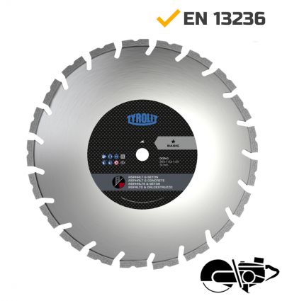 Disque diamant 350 asphalte et béton - tronçonneuse thermique