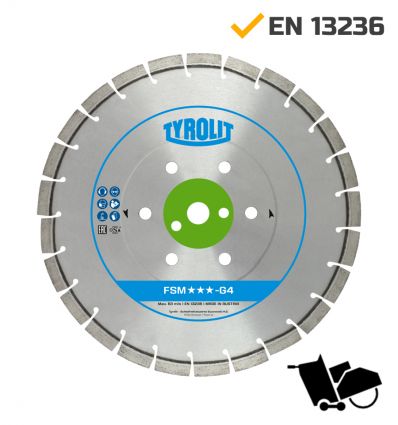 Disque diamant 350 béton frais - scie de sol