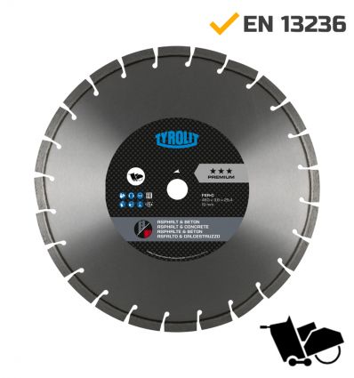 Disque diamant 450 asphalte et béton - scie de sol