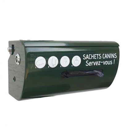 Distributeur mural de sacs canins