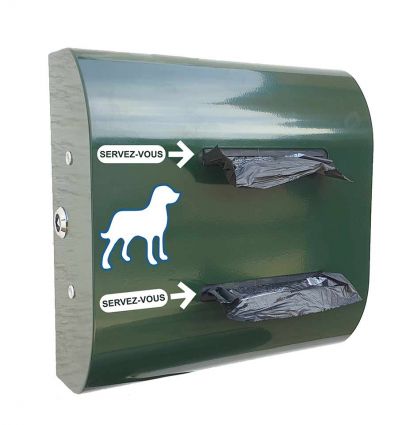 Distributeur mural de sacs canins