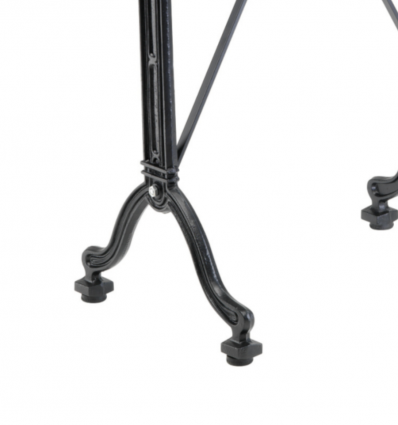 Double pied de table en fonte