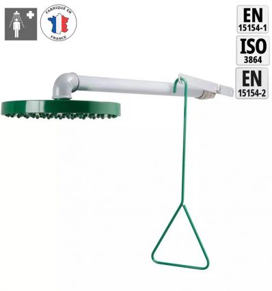 Douche de sécurité murale