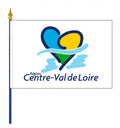 Drapeau Centre-Val de Loire pour bâtiment public