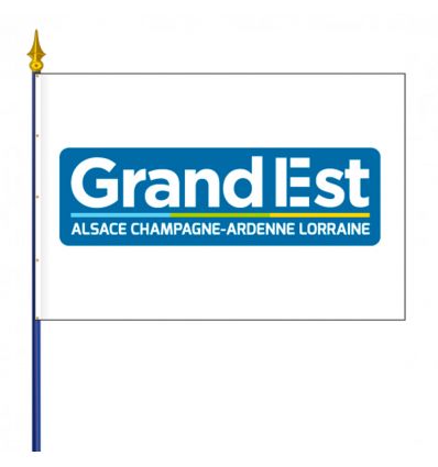 Drapeau Grand Est bâtiment public