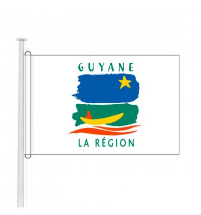 Drapeau Guyane pour bâtiment public