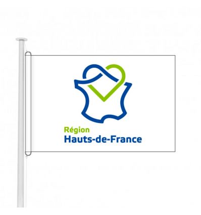 Drapeau Hauts-de-France pour bâtiment public