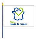 Drapeau Hauts-de-France pour bâtiment public
