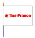 Drapeau Île-de-France pour bâtiment public