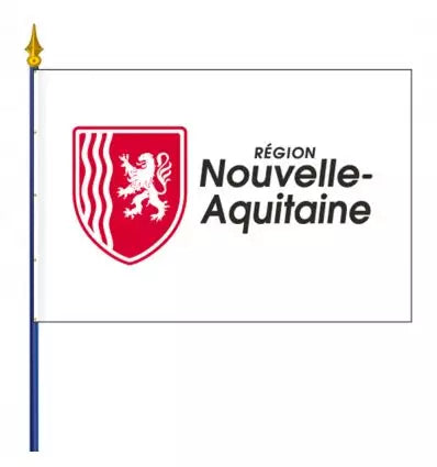 Drapeau Nouvelle-Aquitaine pour bâtiment public