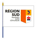 Drapeau PACA pour bâtiment public
