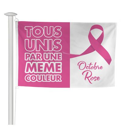 Drapeau Octobre Rose