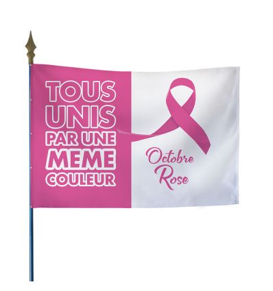 Drapeau Octobre Rose