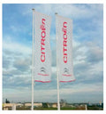 Drapeau vertical type bannière pour potence personnalisable