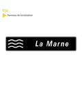 E32 - Panneau de Localisation d'un Cours d'Eau