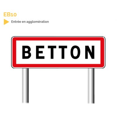 EB10 - Panneau Entrée d'Agglomération