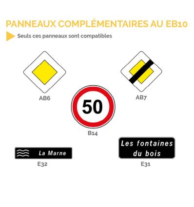 EB10 - Panneau Entrée d'Agglomération