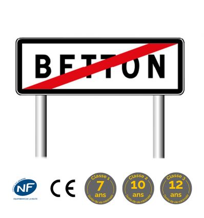 EB20 - Panneau Sortie d'Agglomération