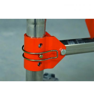 Echafaudage en aluminium roulant de 3,80 à 6,80 m de hauteur de travail