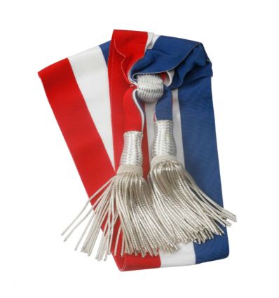 Écharpe tricolore pour maire ou adjoint