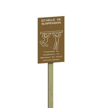 Échelle de Suspension en bois - Parcours de santé
