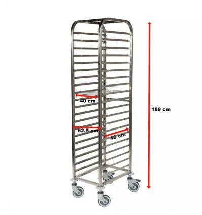 Echelle patissiere 600 x 400 en inox